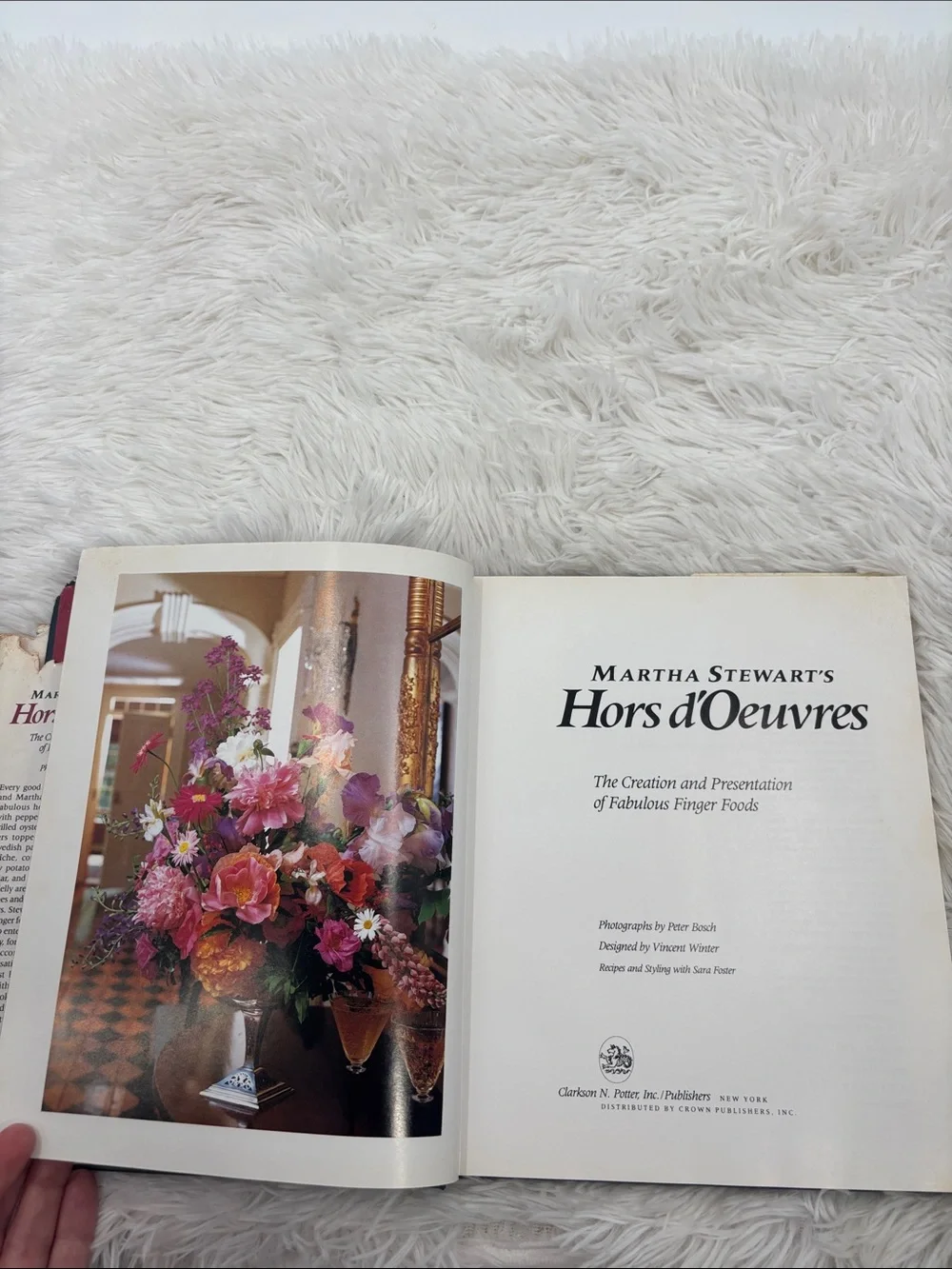 Vintage Martha Stewart Hors D’Oeuvres Book Hardcover 1984